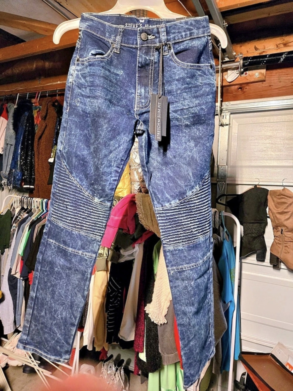 Steve's Jeans Stretchy Slim Fit Girls Size 14 Blue Jeans NWT